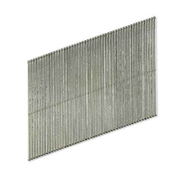 2 1/2" 16 Gauge 304 Stainless Steel Straight Finishing Collated Nails - 2500 Count