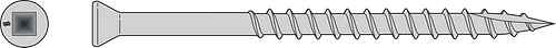 S07162FB5 #7 X 1-5/8" Type 305 Stainless Steel Trim-Head Screw #1 Square Drive 5-Pound Box with Bit