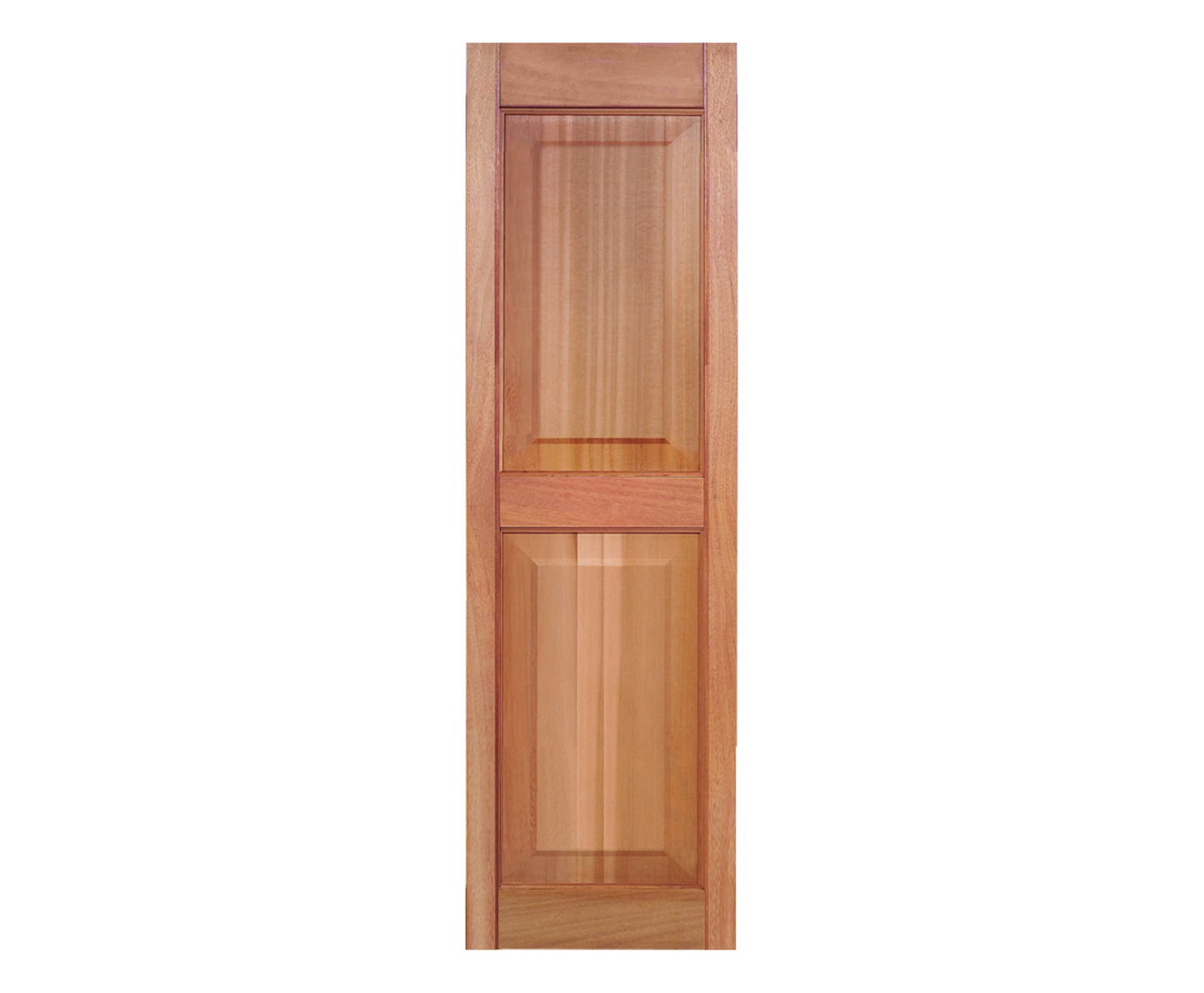 29" Heavy-Duty Western Red Cedar Standard Raised Shutters - Pair