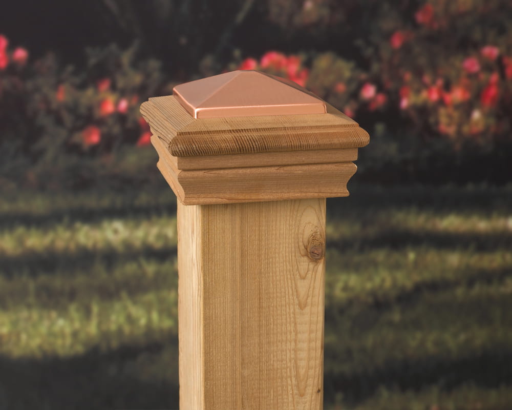 Newport Copper High Top Post Cap