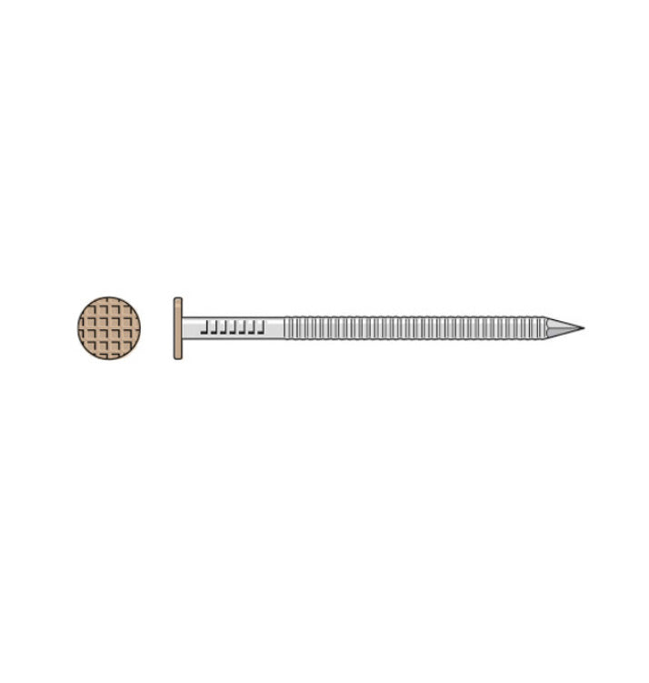 2" 304 Stainless Steel Ring-Shank Siding Nails Painted - 1# Box