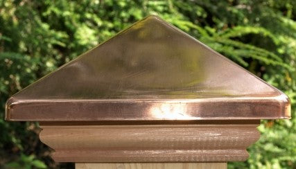 Full Copper Pyramid Specialty Size Post Cap