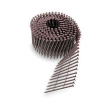 .092" 304 2-1/2" Stainless Steel 15 Degree Wire Coil Painted Siding Nails - 900 Count