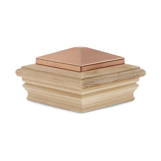 Newport Copper High Top Post Cap