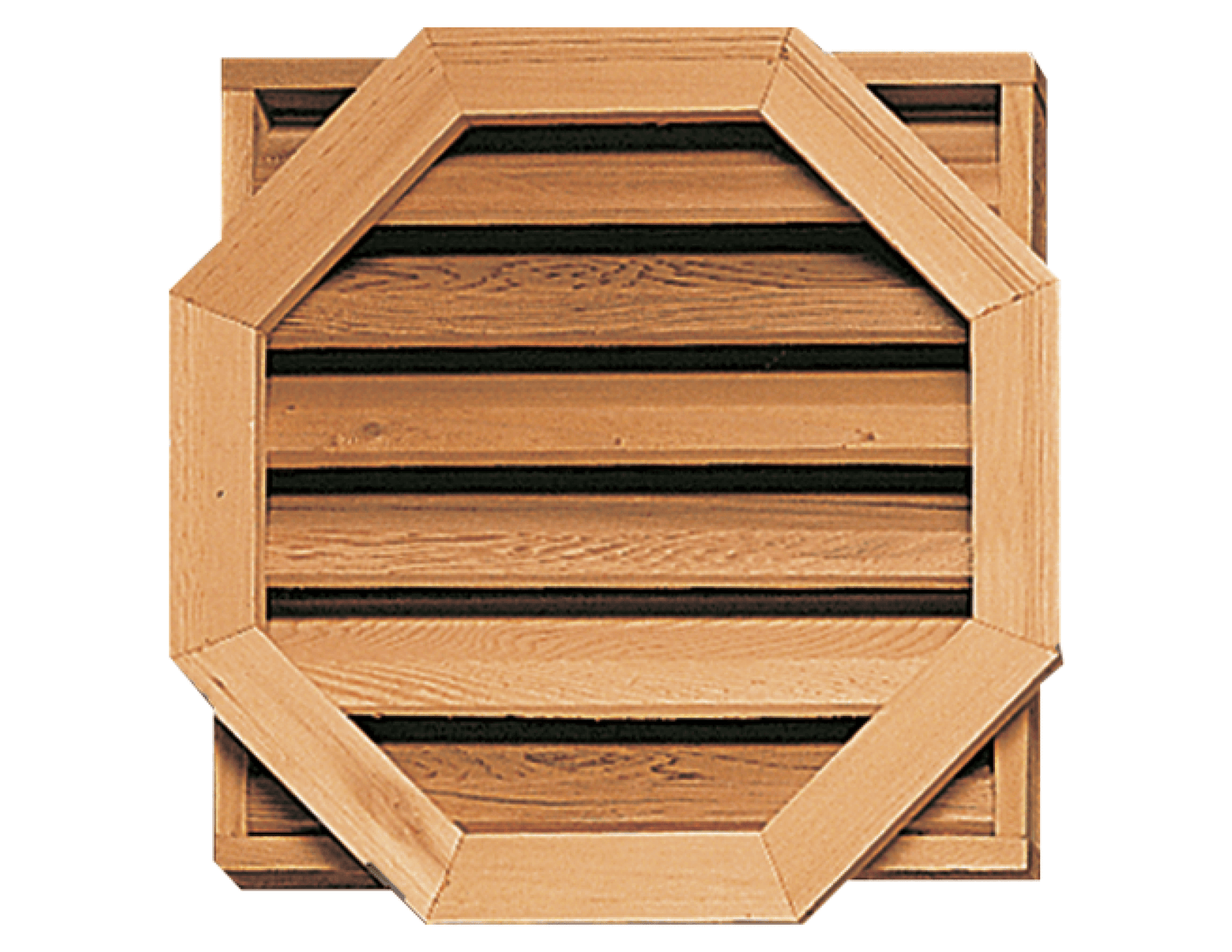 Octagon Square Back Gable Vent