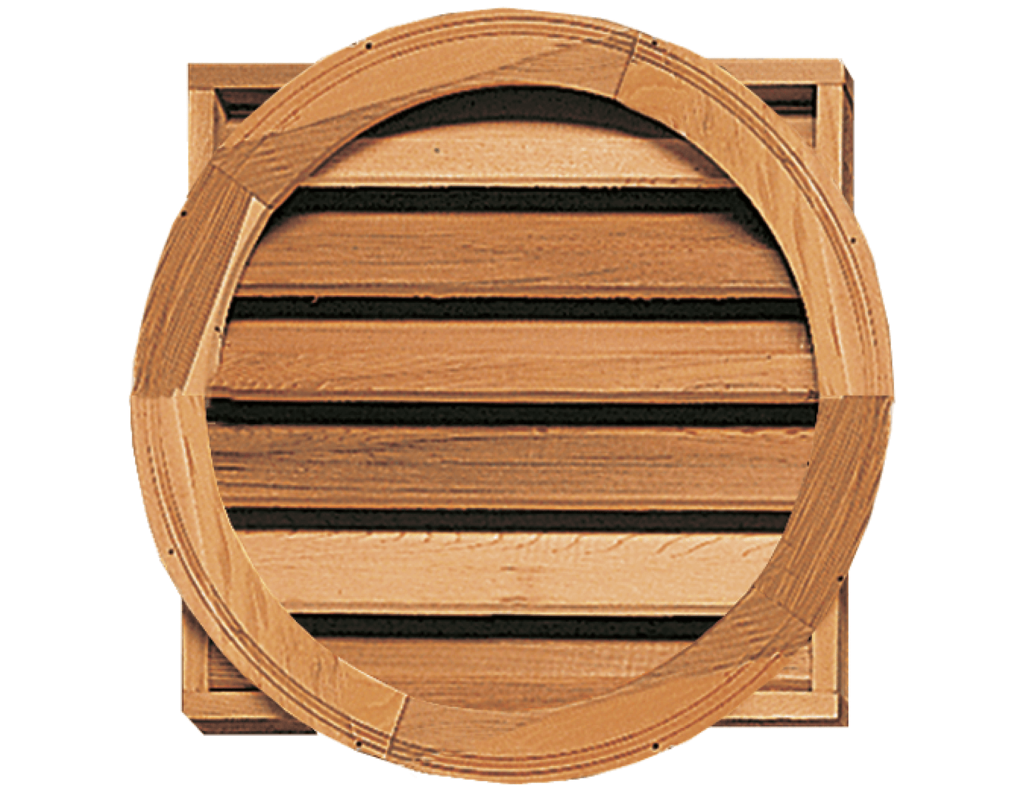 Round Square Back Gable Vent