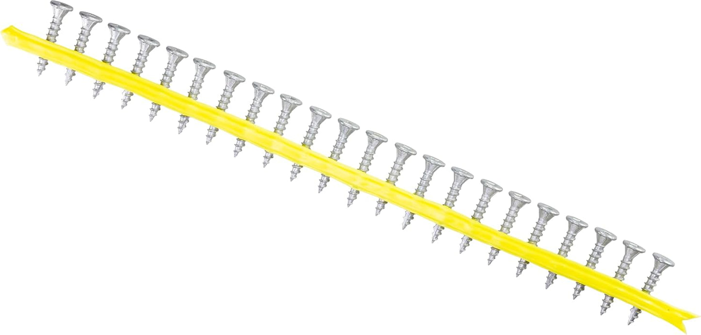 CB3BLGHL114S 1-1/4" C-3 Mechanically Galvanized Coated #9 Cement Board Collated Screw 1500-CT Carton