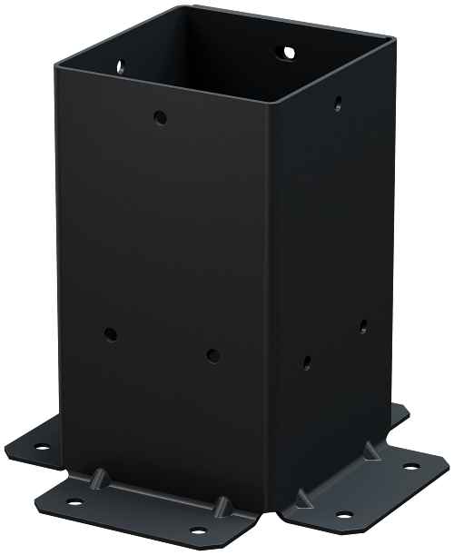 SAGE-B44-KT2 4X4 Post Base 2-Piece with Screws