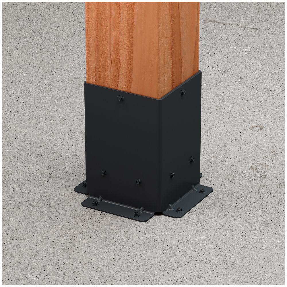 SAGE-B66-KT2 6X6 Post Base 2-Piece with Screws