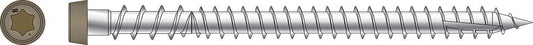 DCU234S316BR05 Simpson Strong-Tie 2-3/4" DCU Deck-Drive Collated Composite Screw Type 316 Stainless Steel Painted Brown 05 1000-CT Carton