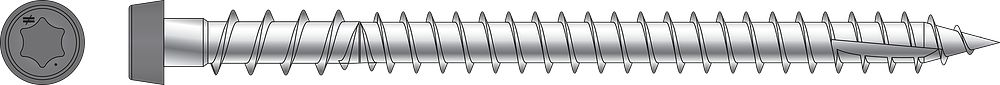 DCU234S316GR04 Simpson Strong-Tie 2-3/4" DCU Deck-Drive Collated Composite Screw Type 316 Stainless Steel Painted Gray 04 1000-CT Carton