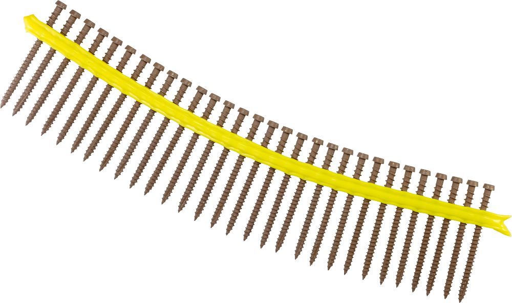DCU234SGR01 Simpson Strong-Tie 2-3/4" DCU Deck-Drive Collated Composite Screw Gray01 1000-CT Carton