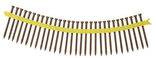 DCU234SBR01 Simpson Strong-Tie 2-3/4" DCU Deck-Drive Collated Composite Screw Brown01 1000-CT Carton