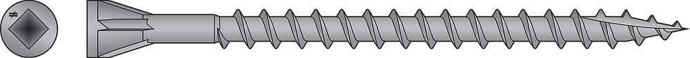DTHQ2S 2" Type 17-Point Quik Drive Collated Trim-Head Screw with Quik-Guard Coating 2000-CT Carton