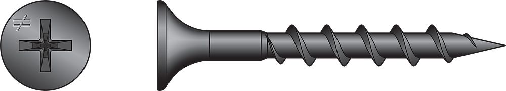DWC114PS Simpson Strong-Tie 1-1/4" DWC Collated Drywall Screw Gray Phosphate Coated 2500-CT Carton