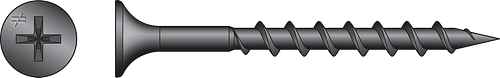 DWC1PS Simpson Strong-Tie 1" DWC Collated Drywall Screw Gray Phosphate Coated 2500-CT Carton