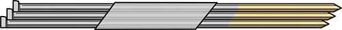 S15N250SFN 2-1/2" Type 304 Stainless Steel 15-Gauge DA-Style Angle Collated Finishing Nails 4000-CT Box