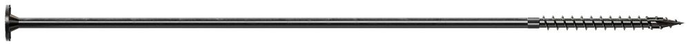 SDWS221400DBB .220" X 14" SDWS Timber Screw with Black Double Barrier Coating 250-CT Box with Bit