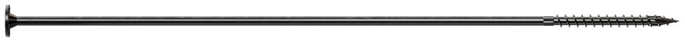 SDWS221600DBB .220" X 16" SDWS Timber Screw with Black Double Barrier Coating 250-CT Box with Bit