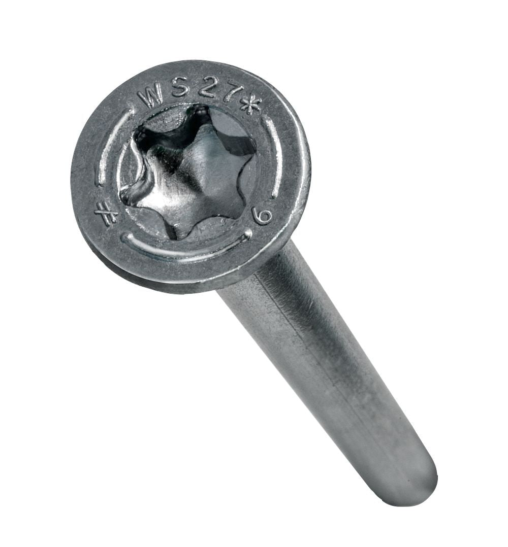 SDWS27600SS-RC10 .275" X 6" SDWS Timber Screw Type 316 Stainless Steel 10-CT Box