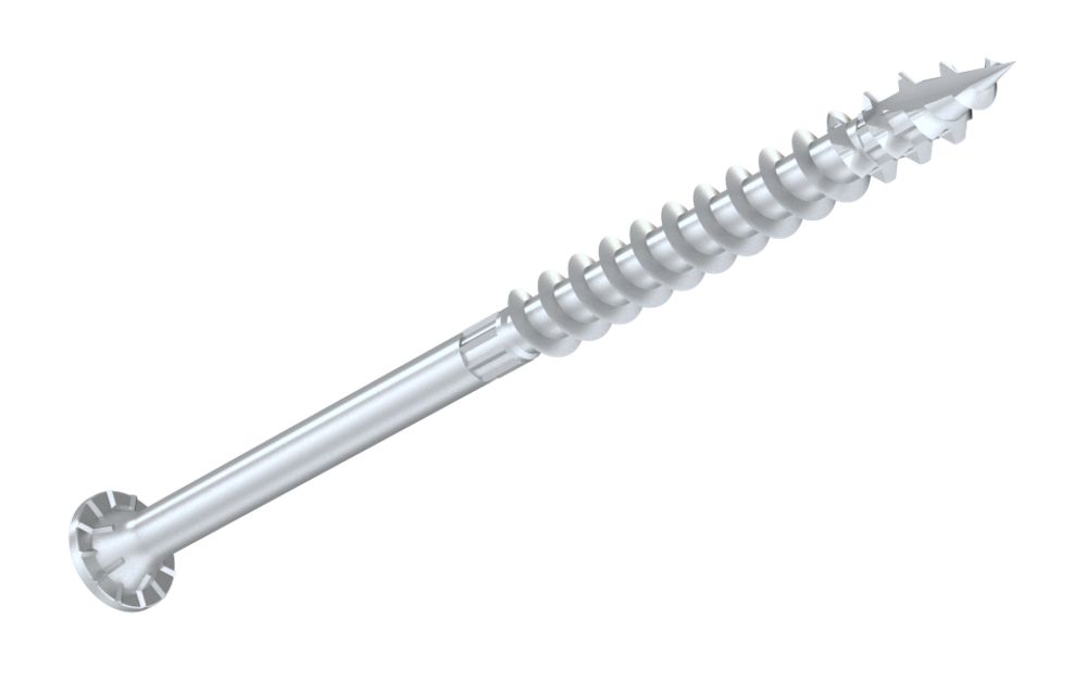 SDWS27600SS-RC10 .275" X 6" SDWS Timber Screw Type 316 Stainless Steel 10-CT Box