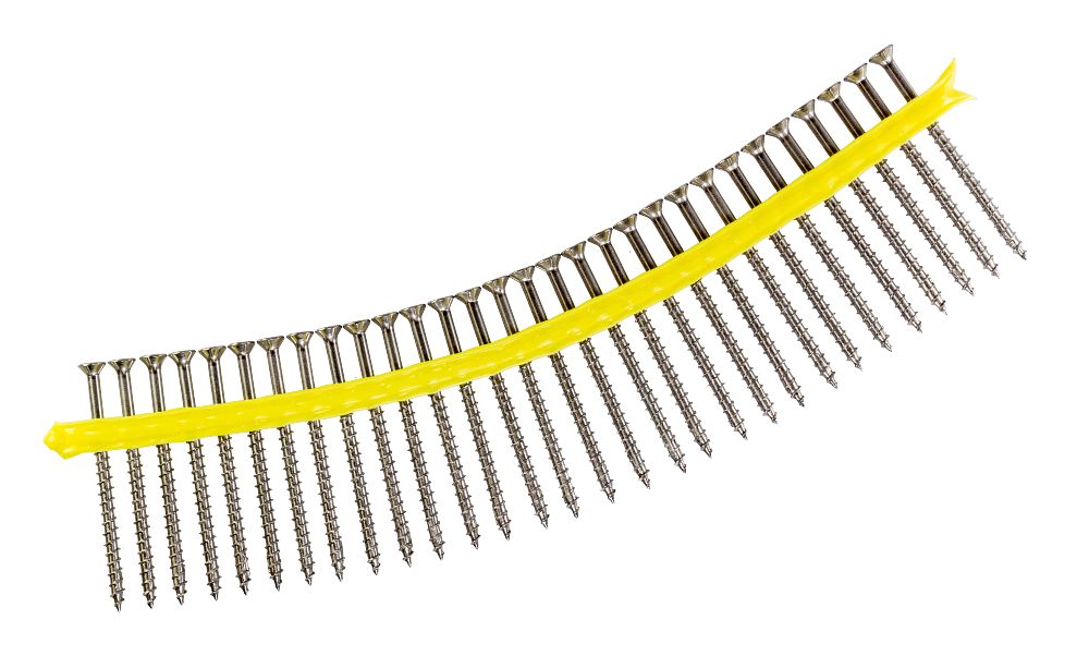 SSDWP212S305 Type 305 Stainless Steel 2-1/2" DWP Quik Drive Collated Wood Screw 1500-CT Carton