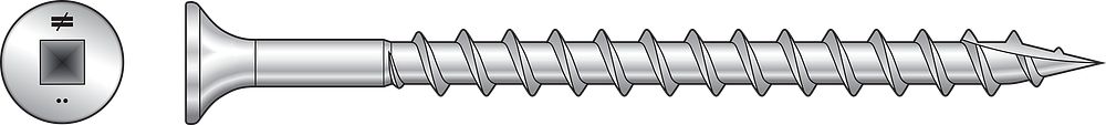 SSWSC212BS Type 305 Stainless Steel 2-1/2" Quik Drive Collated Roofing Tile Screw 1500-CT Carton