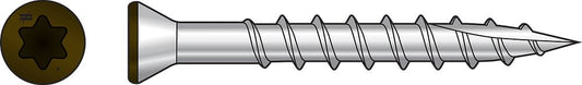 #7 X 1-5/8" Type 316 Stainless Steel T15 6-Lobe Drive Trim Head Screw Painted 70-CT Box with Bit