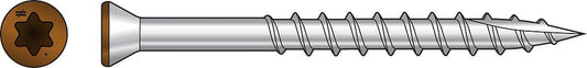 #7 X 2-1/4" Type 316 Stainless Steel T15 6-Lobe Drive Trim Head Screw Painted 70-CT Box with Bit