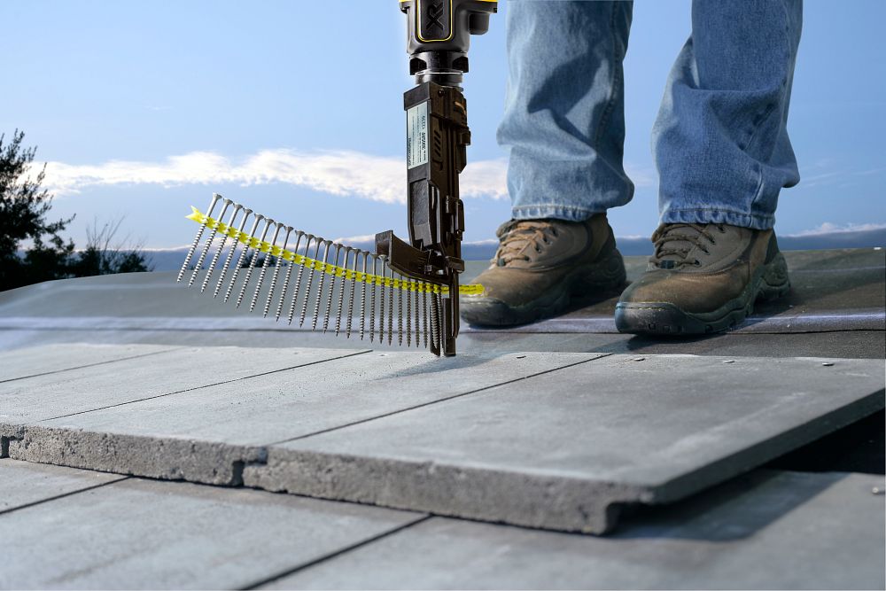 WSTD212S Simpson Strong-Tie WSCTD212S 2-1/2" Exterior-Grade Coated Collated Roofing Tile Screw 1500-CT Carton