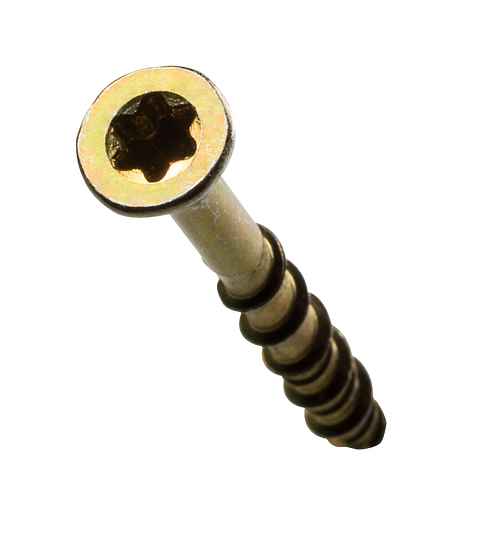 HCKWSV134S Simpson Strong-Tie WSV Wood Subfloor Screw Yellow Zinc Coated 1-3/4" 1,000-CT Carton