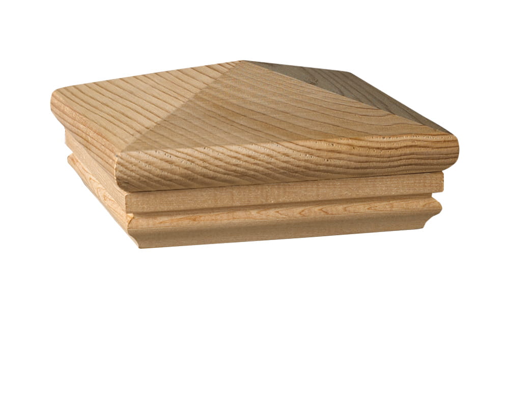 Pyramid Railing Post Cap Hatteras Pyramid Post Cap – Cedar Specialties