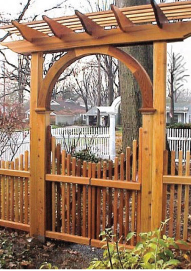 New England Pergola Arbor