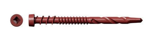 DCSD238SBR01 Simpson Strong-Tie 2-3/8" DCSD Deck-Drive Collated Composite-To-Steel Screw Quik Guard Coated Painted Brown 01 1000-CT Carton
