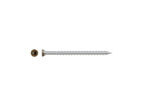 DTH212S305BR01 Type 305 Stainless Steel 2-1/2" Sharp-Point Quik Drive Collated Trim-Head Screw 1000-CT Carton Painted Brown 01