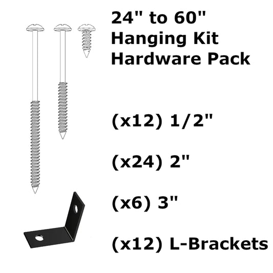 Additional Hanging Kits Hardware Pack